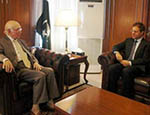 Zakhilwal, Aziz Meet on Peace Prospects after Mansour’s Death
